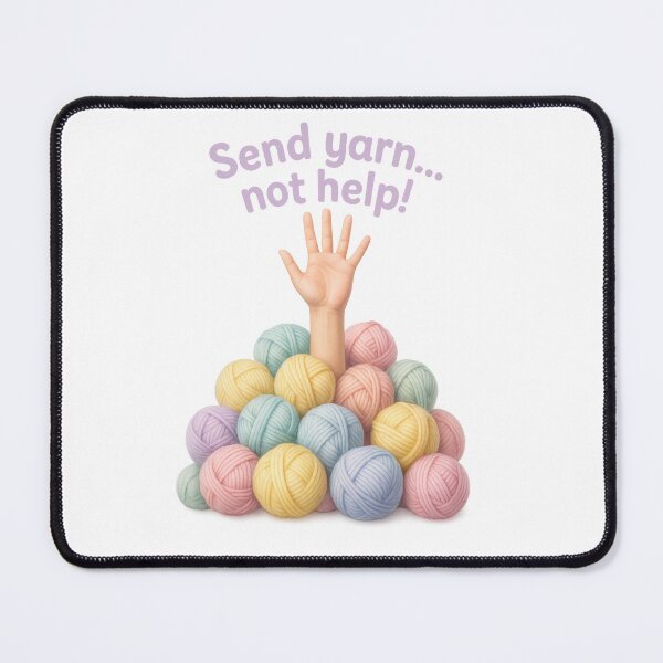 Item preview, Send Yarn ... Not Help!  designed and sold by Stitch & Thread Studio.
