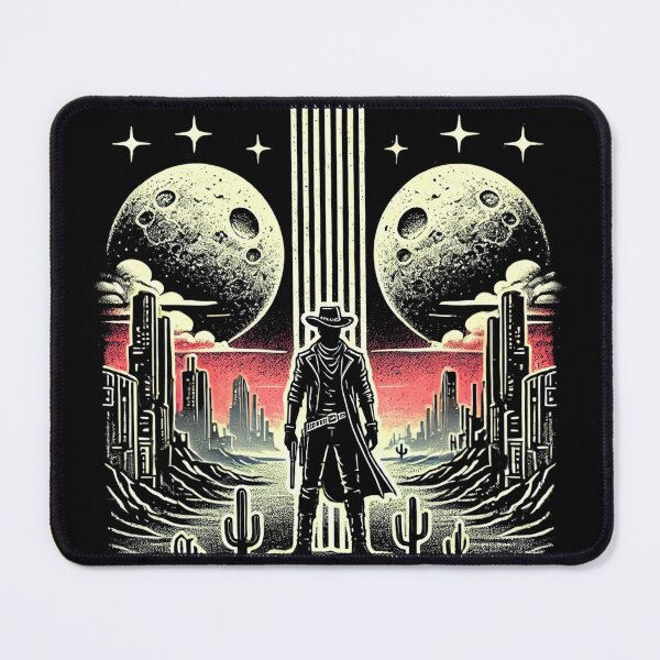 Item preview, Cool Retro Sci-Fi Cowboy designed and sold by Jcat7.