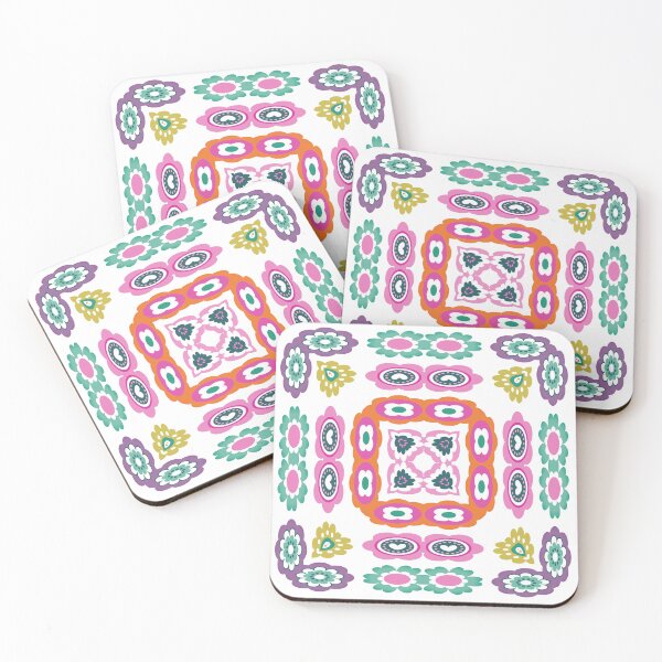 Item preview, CASS - Fun, Sixties Flower Pattern in Bright Spring Colors designed and sold by Daisy Beatrice.