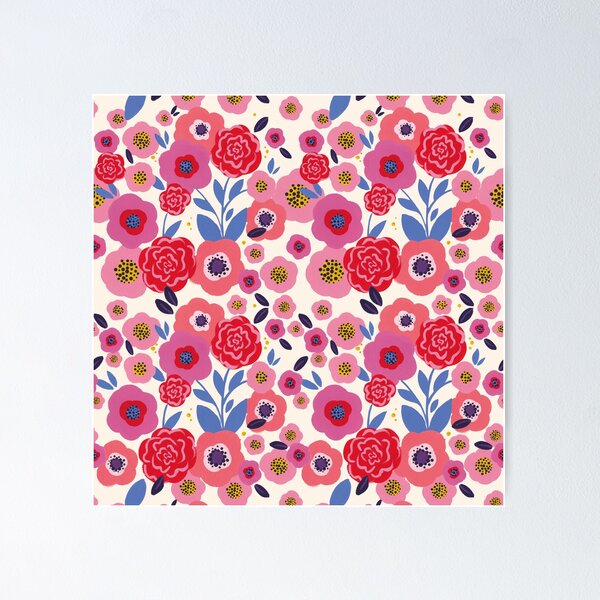 Item preview, Floral Raspberry designed and sold by Hello couleur.