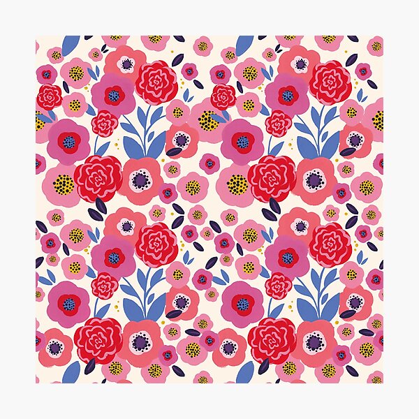 Artikelvorschau, Blumige Himbeere entworfen und verkauft von Hello couleur.