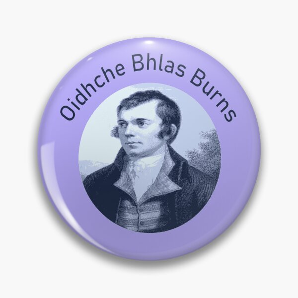 Item preview, Robbie Burns - Oidhche Bhlas Burns Blue Text designed and sold by taiche.