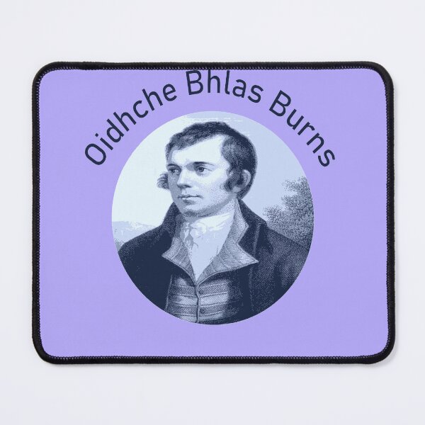 Item preview, Robbie Burns - Oidhche Bhlas Burns Blue Text designed and sold by taiche.