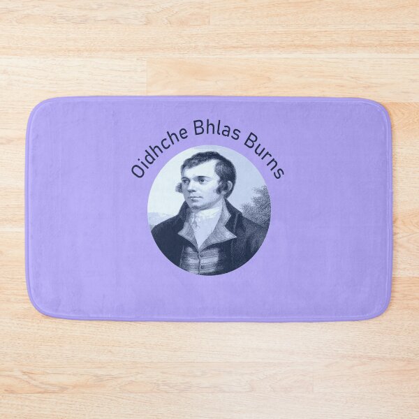 Item preview, Robbie Burns - Oidhche Bhlas Burns Blue Text designed and sold by taiche.