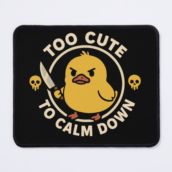 Item preview, Too Cute To Calm Down Angry Duck designed and sold by JerdbordinShop.