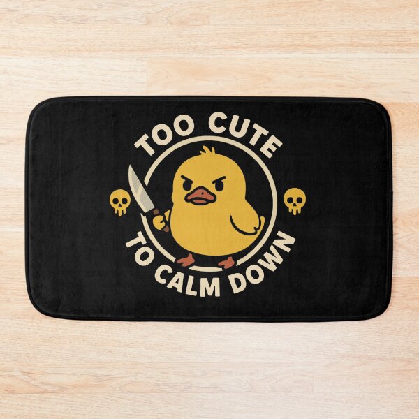 Item preview, Too Cute To Calm Down Angry Duck designed and sold by JerdbordinShop.