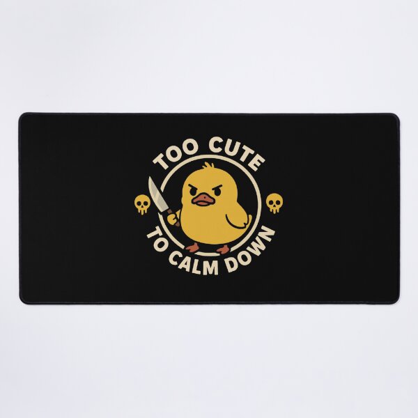 Item preview, Too Cute To Calm Down Angry Duck designed and sold by JerdbordinShop.