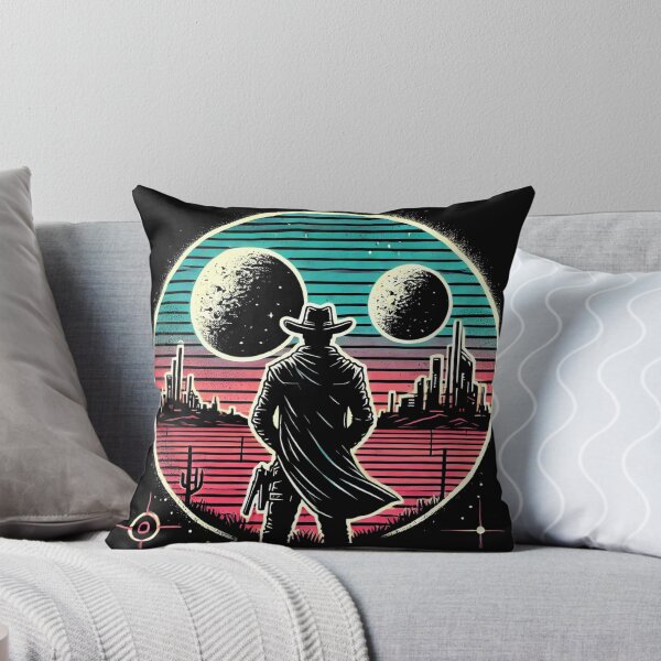 Item preview, Cool Retro Sci-Fi Cowboy designed and sold by Jcat7.