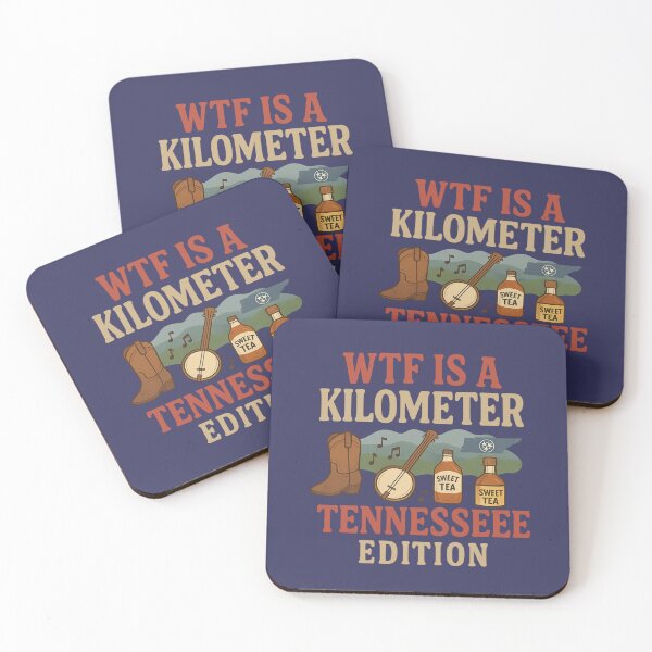 Item preview, WTF Is a Kilometer – Tennessee Patriot Edition designed and sold by Globalcitytees.
