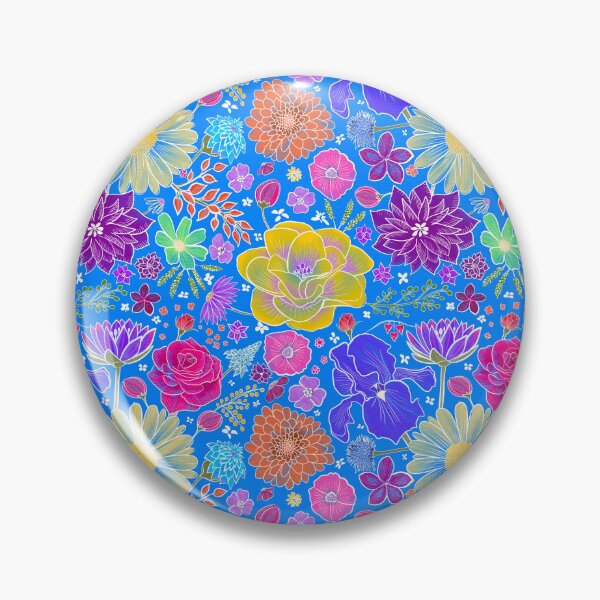 Item preview, Bright Florals designed and sold by Lynn Kellan Art.
