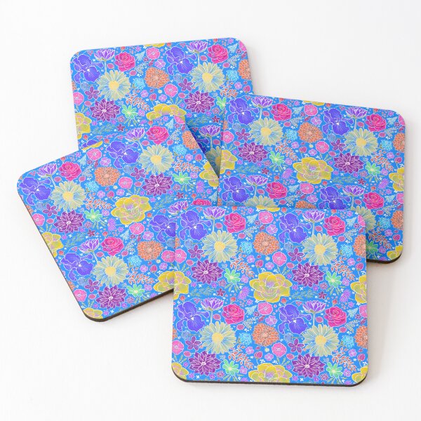 Item preview, Bright Florals designed and sold by Lynn Kellan Art.