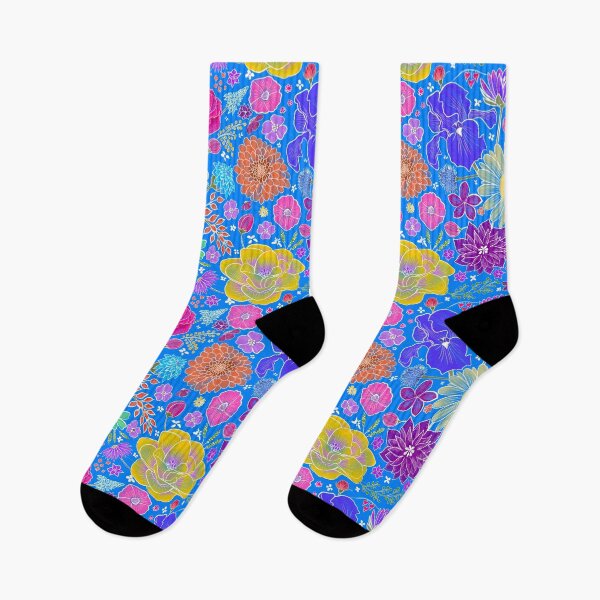 Item preview, Bright Florals designed and sold by Lynn Kellan Art.