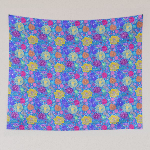 Item preview, Bright Florals designed and sold by Lynn Kellan Art.