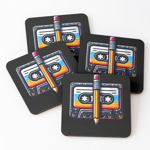Item preview, Vintage Cassette Tape - Retro Music Nostalgia designed and sold by FreshPixelArt.