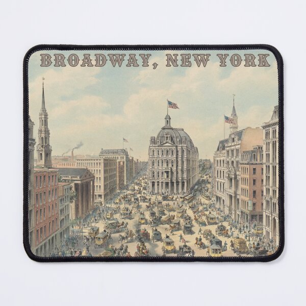 Item preview, Oldest Cities - View of Broadway, New York c. 1875 designed and sold by CulturalCurios.