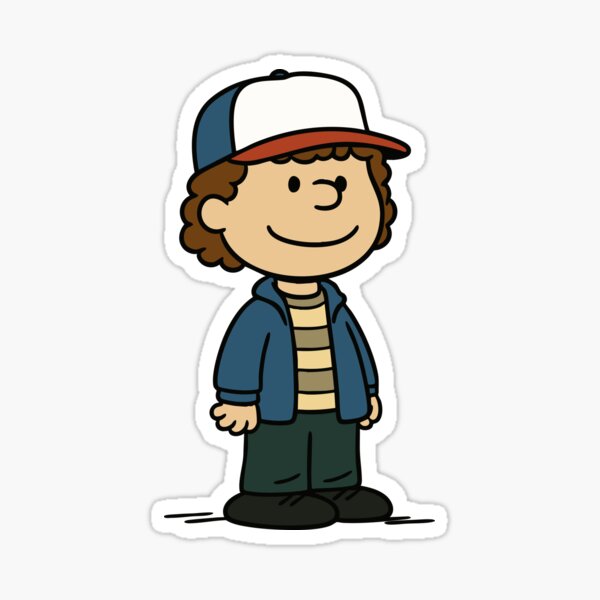 Item preview, Dustin cartoon version designed and sold by CatLover-JBS.