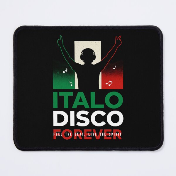 Item preview, ITALO DISCO FOREVER – DJ Tricolor Silhouette Design designed and sold by Graphroad.