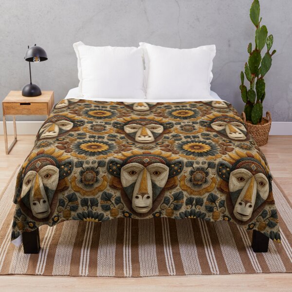 Item preview, African Harmony: Intricate Florals with a Twist designed and sold by mittie101.
