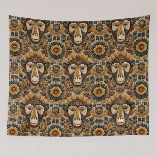 Item preview, African Harmony: Intricate Florals with a Twist designed and sold by mittie101.