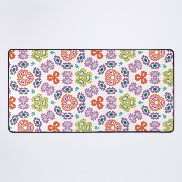 Item preview, STEVIE - Asian Inspired Retro Floral Pattern on White designed and sold by Daisy Beatrice.