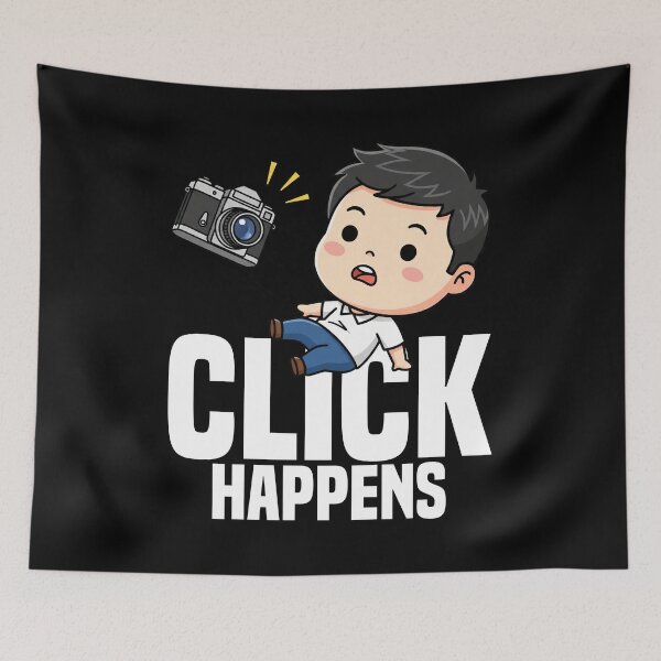 Item preview, CLICK HAPPENS - PHOTOGRAPHER GIFT designed and sold by KEF Custom.