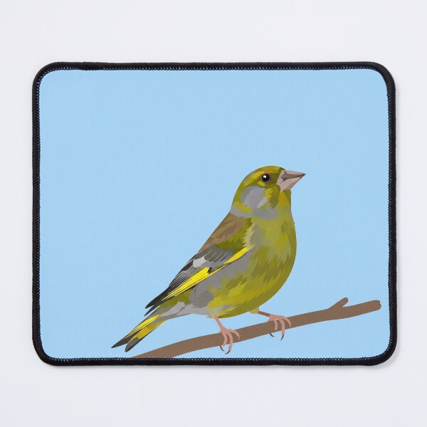 Item preview, The Greenfinch - Minimalist Garden Finch designed and sold by TheArtEngineer.
