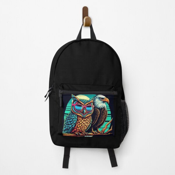 Item preview, cute owl and friend eagle designed and sold by Dogandesighn.