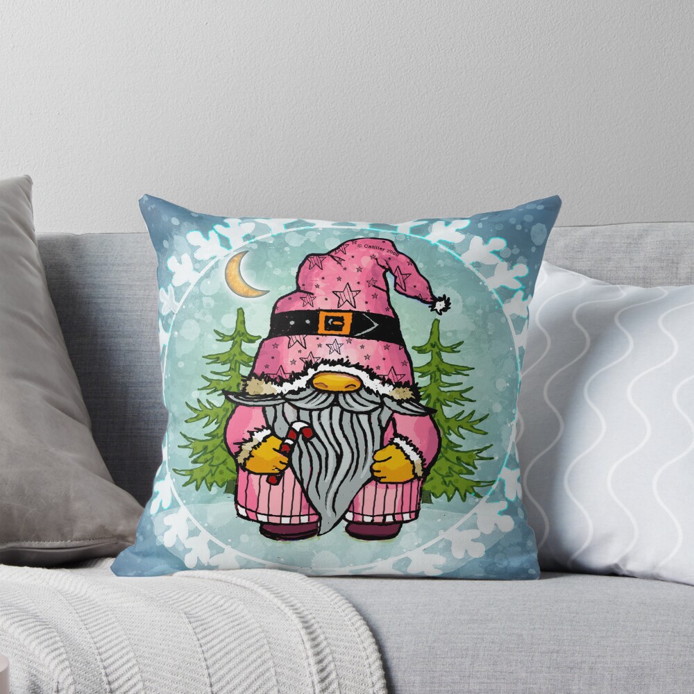 Gnome Santa Pillow