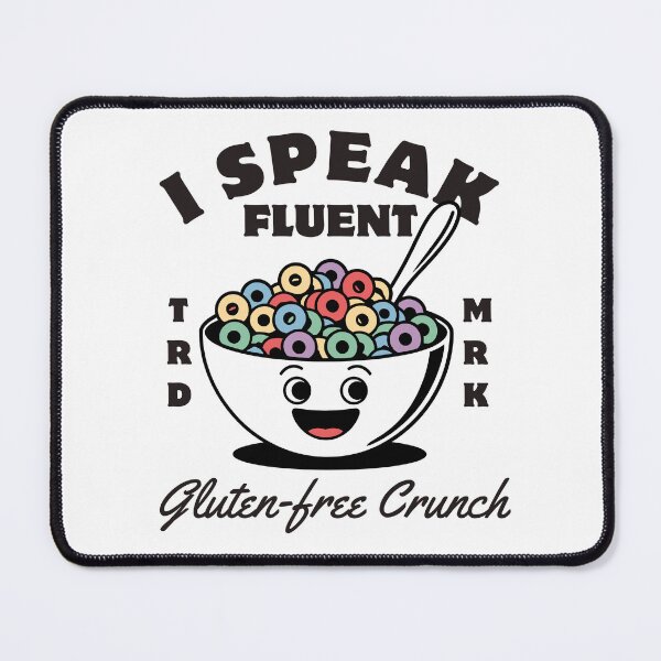 Item preview, I speak fluent, gluten-free crunch (Gluten-free cereal) designed and sold by Peerless-Prime.