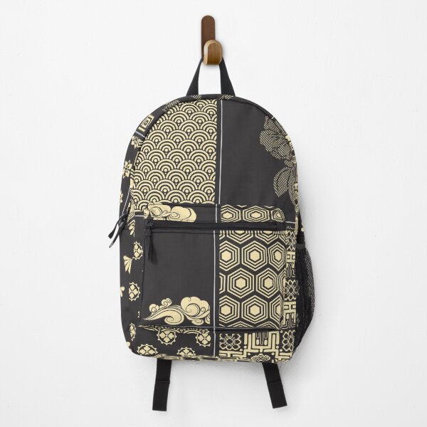 Item preview, Golden Kamon Mix Kimono Pattern Patchwork designed and sold by urrin DESIGN.