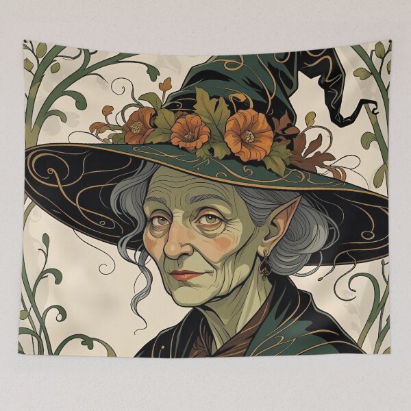 Item preview, Wise Woman of the Wilds designed and sold by Edenglow Prints & Peculiars.