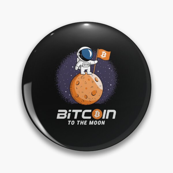 Item preview, Modern Trendy Bitcoin BTC Crypto to the Moon designed and sold by SOUFIANE1991.