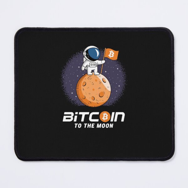 Item preview, Modern Trendy Bitcoin BTC Crypto to the Moon designed and sold by SOUFIANE1991.