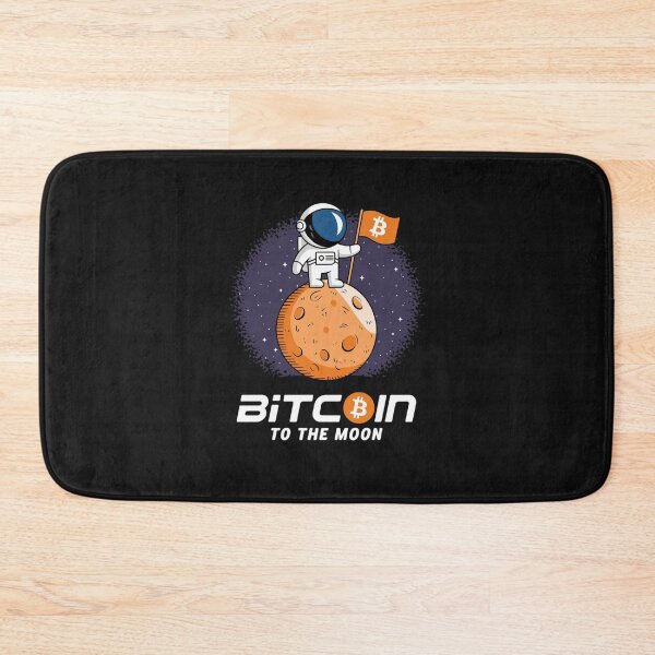 Item preview, Modern Trendy Bitcoin BTC Crypto to the Moon designed and sold by SOUFIANE1991.