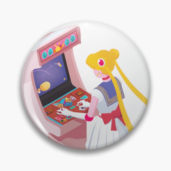 Item preview, Sailor Moon Plays a Space Arcade Game designed and sold by pastel.moonwave.