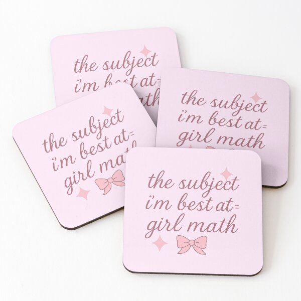 Item preview, Cute Girl Math Iconic Aesthetic designed and sold by ArtByEvelina.