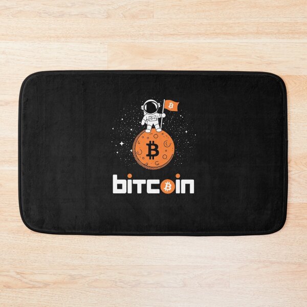Item preview, Modern Trendy Bitcoin BTC Crypto to the Moon designed and sold by SOUFIANE1991.