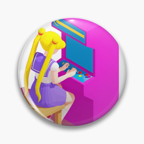 Item preview, Minimalist Sailor Moon Arcade Moment designed and sold by pastel.moonwave.