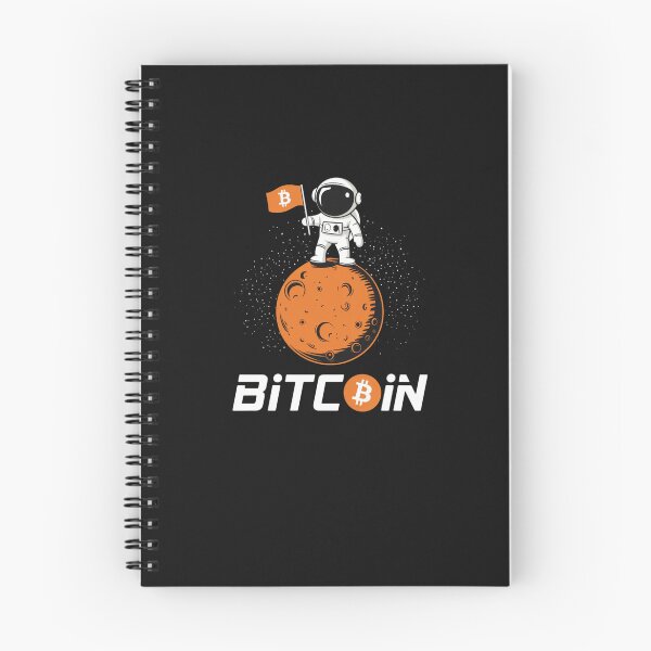 Item preview, Modern Trendy Bitcoin BTC Crypto to the Moon designed and sold by SOUFIANE1991.