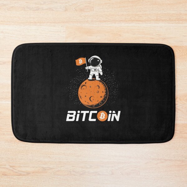 Item preview, Modern Trendy Bitcoin BTC Crypto to the Moon designed and sold by SOUFIANE1991.