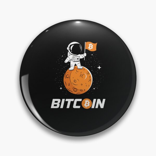 Item preview, Modern Trendy Bitcoin BTC Crypto to the Moon designed and sold by SOUFIANE1991.