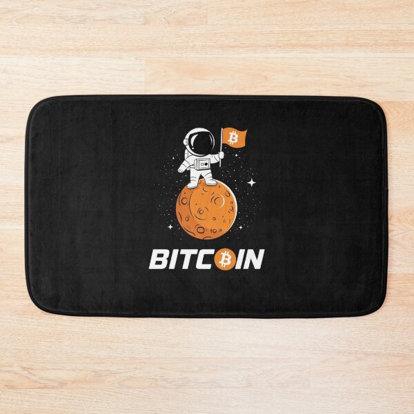 Item preview, Modern Trendy Bitcoin BTC Crypto to the Moon designed and sold by SOUFIANE1991.