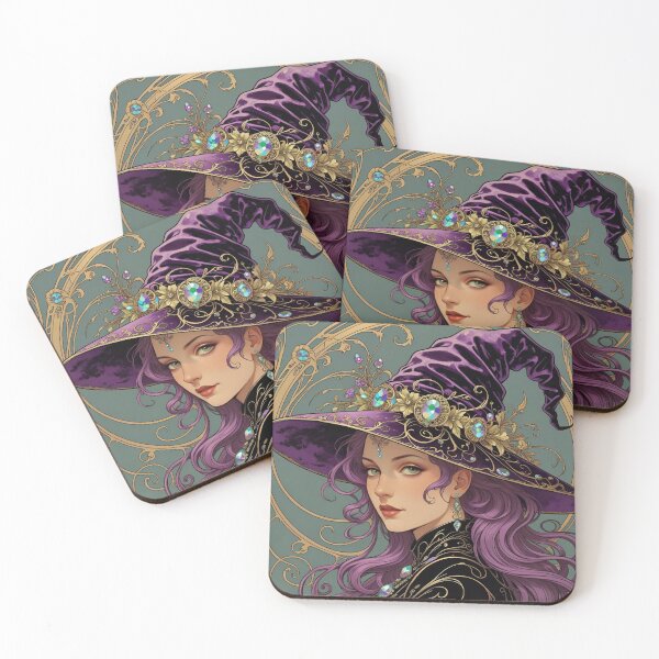 Item preview, Witch of Amethyst Dreams designed and sold by Edenglow Prints & Peculiars.