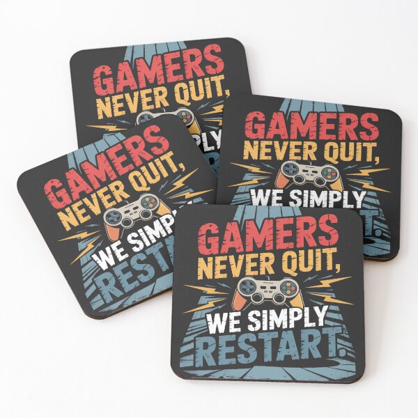 Item preview, Gamers Never Quit We Simply Restart designed and sold by universe-hold ⭐⭐⭐⭐⭐.