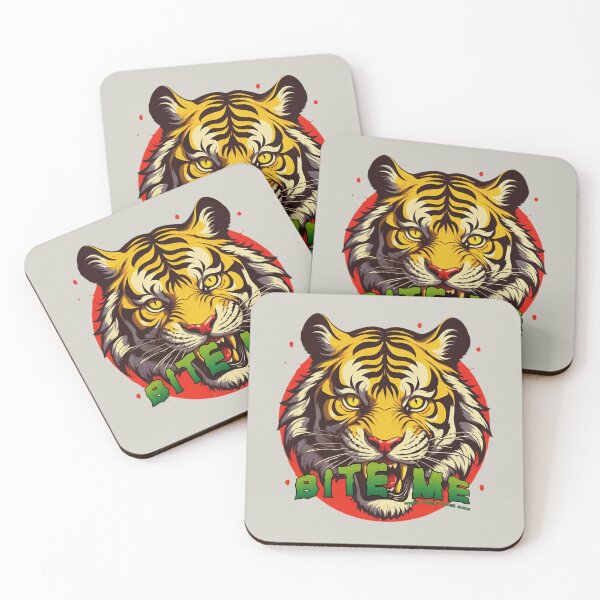 Item preview, BITE ME! (Tiger) designed and sold by Afterglow by Fables.