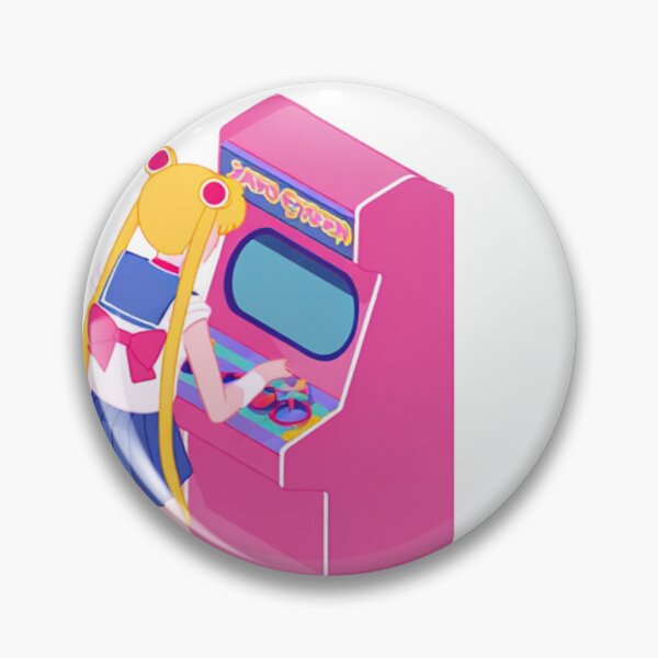 Item preview, Sailor Moon and the Pink Arcade Duel designed and sold by pastel.moonwave.