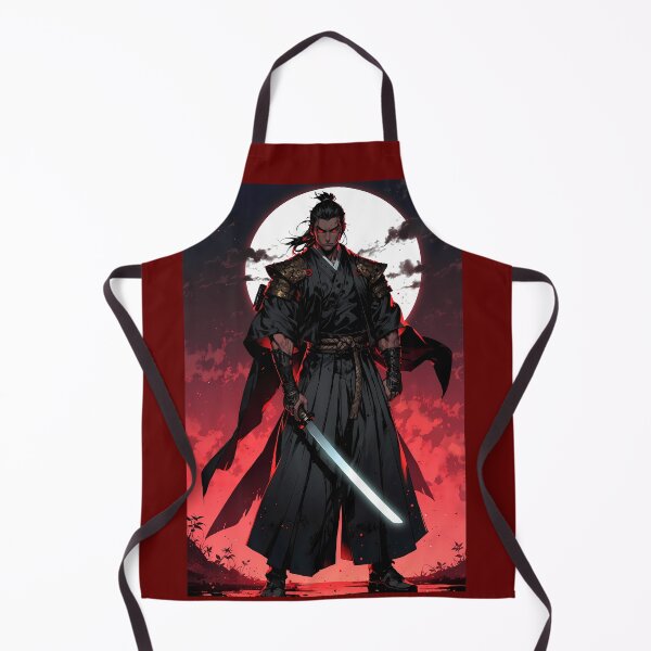 Item preview, Crimson Sky Ronin - Dark Anime Samurai Art  designed and sold by Born to Isekai.