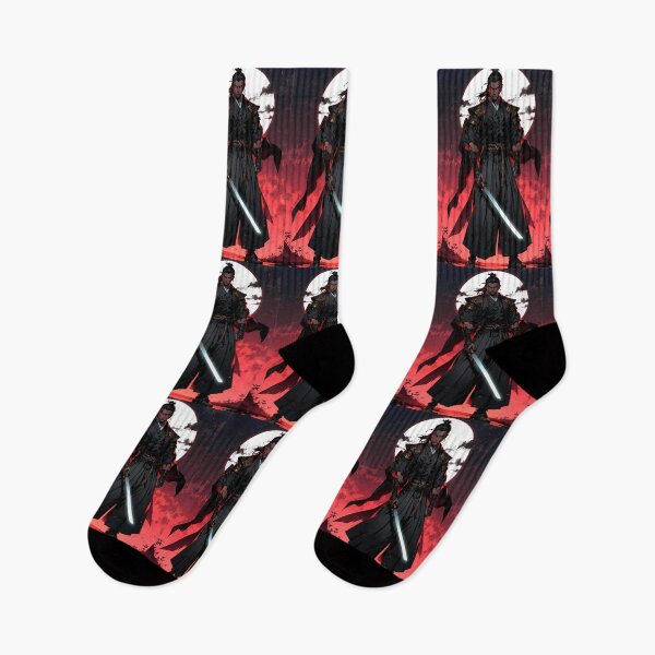 Item preview, Crimson Sky Ronin - Dark Anime Samurai Art  designed and sold by Born to Isekai.