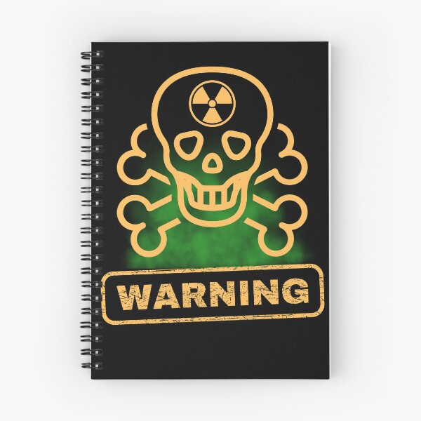 Item preview, Toxic Skull Warning Sign – Radioactive Hazard Design designed and sold by PeteLawliiet.