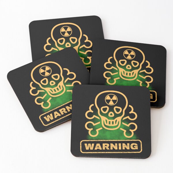 Item preview, Toxic Skull Warning Sign – Radioactive Hazard Design designed and sold by PeteLawliiet.